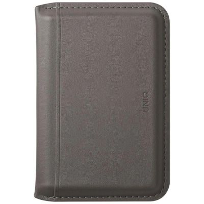Uniq Lyden DS RFID Magnetische Geldbörse mit Telefonständer - Grau