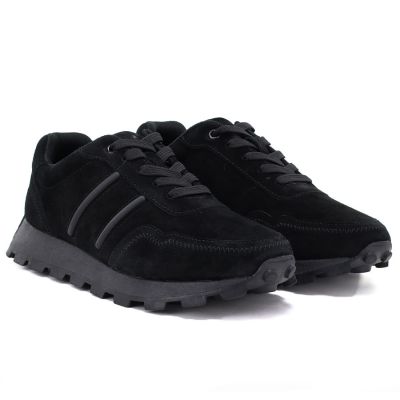 4. Schwarze Plateau-Sneaker aus Leder von S.Barski