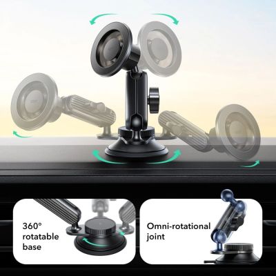 5. ESR OmniLock MagSafe Cockpit-Autohalterung – Schwarz