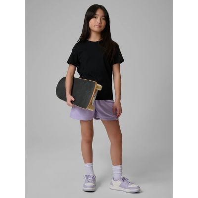 6. Mädchen-T-Shirt mit regulärer Passform, uni 4F 4FJRMM00TTSHF3553-20S
