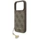 5. Guess 4G Charms Collection MagSafe Hülle für iPhone 17 Pro - braun