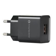 EVERACTIVE 1-Port-USB-Ladegerät, 1 A, IQ Smart Charging Technology – lädt Geräte mit ihrem maximalen Strom SC100B