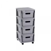 CURVER INFINITY REGAL 4X10L GRAU