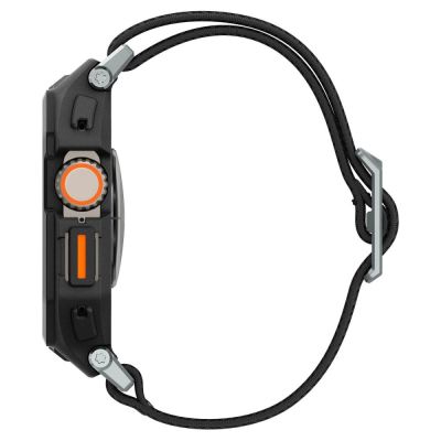 6. Spigen Lite Fit Pro Hülle mit Armband für Apple Watch Ultra 1/2 (49 mm) – mattschwarz
