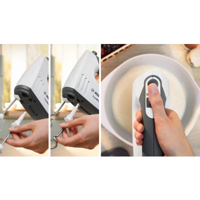 8. Bosch ErgoMixx MFQ37490 Küchenmaschine mit Rührschüssel (750 W; Weiß)