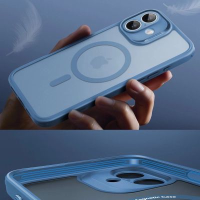 7. ESR Classic Pro Set Halolock MagSafe Hülle für iPhone 16 – blau