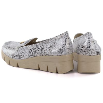 3. Goldene Plateauschuhe für Damen M.Daszyński MR23109D