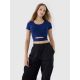 Damen Crop Top schlichtes T-Shirt 4F 4FRSS25TTSHF2695-31S