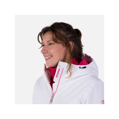 2. Rossignol W Strawpile Jkt Jacke Weiß