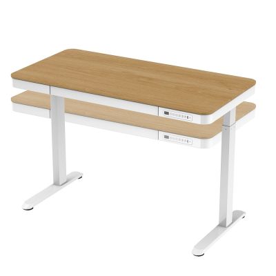 3. ACTIVEJET Schreibtisch mit elektrischer Höhenverstellung, Höhe 120x60 ET119S weiß/eiche