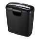 Activejet ASH-0601S Aktenvernichter, P-2, 10 l, 6 mm Streifen, 6 Blatt, schwarz.