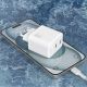 4. Dudao A28PCEU PD 45W GaN 2xUSB-C Wandladegerät mit USB-C-Kabel – Weiß
