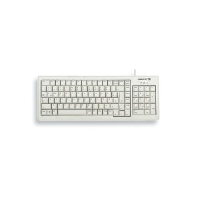 Tastatur CHERRY TAS G84-5200, kabelgebunden, DE-Layout, Hellgrau