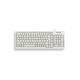 Tastatur CHERRY TAS G84-5200, kabelgebunden, DE-Layout, Hellgrau