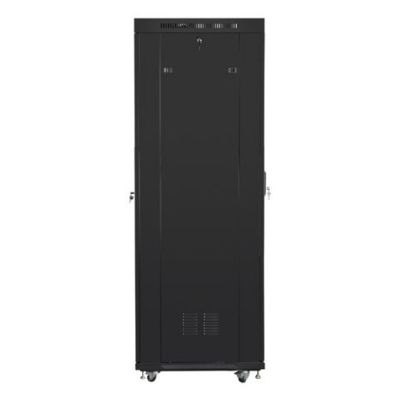 3. Lanberg FF01-8842-12BL 42U freistehendes Rack Schwarz