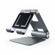 2. Satechi R1 Aluminium Scharnierhalter Faltbarer Ständer - Faltbarer Aluminiumständer für MacBook/iPad (Space Grau)