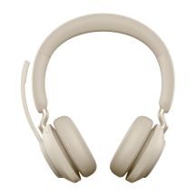 Jabra Evolve2 65 UC Stereo Link380c Kabelloser Over-Ear-Kopfhörer, Beige