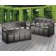 43. Gartenbank 2-in-1 130x60x85cm