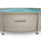 9. VIRTUFIT RUNDER POOL 305 CM MIT FILTPUMPE BEIGE