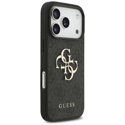 4. Guess 4G Big Logo Case für iPhone 17 Pro - Schwarz