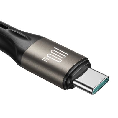 4. Joyroom Light-Speed ​​Serie S-A25 USB-C / USB-C Kabel 100W 1,2m - schwarz