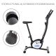 16. One Fitness RW3011 schwarzes mechanisches Fahrrad