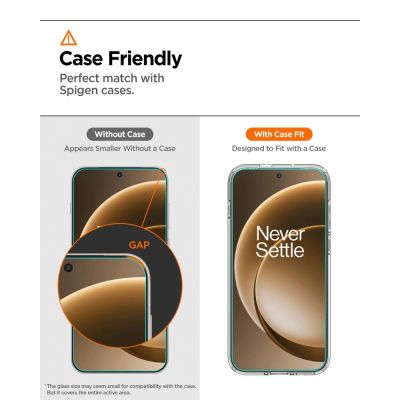 8. Spigen Glas.tR AlignMaster Slim 2er-Pack Panzerglas für OnePlus 15