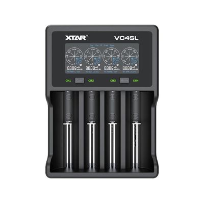 XTAR-LADEGERÄT FÜR ZYLINDRISCHE BATTERIEN LI-ION/NI-MH/NI-CD 18650 VC4SL