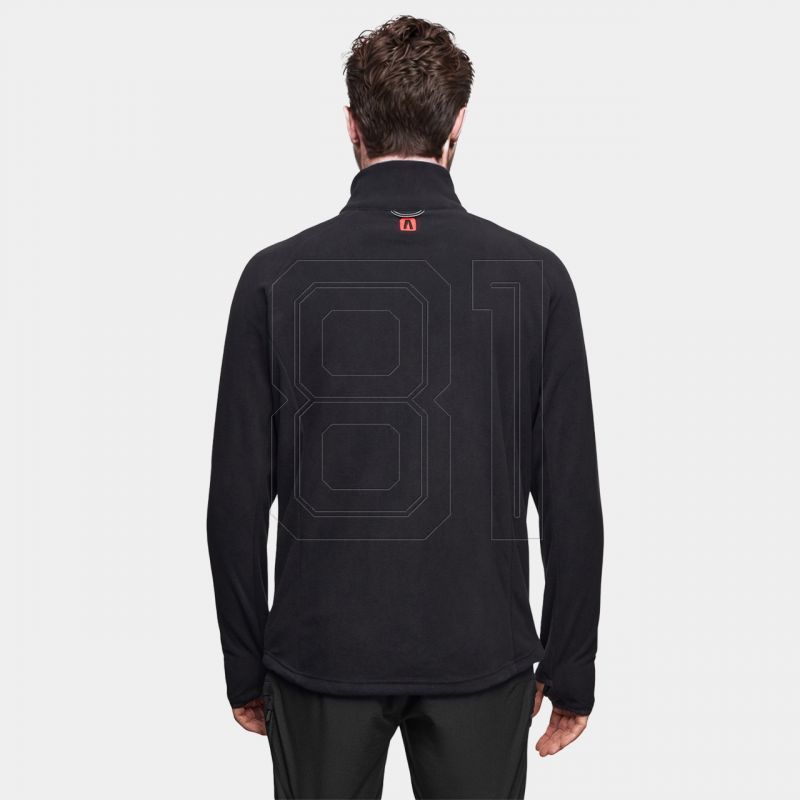 3. Alpinus Kerkis Fleece-Sweatshirt Tactical M MK18884 mit durchgehendem Reißverschluss