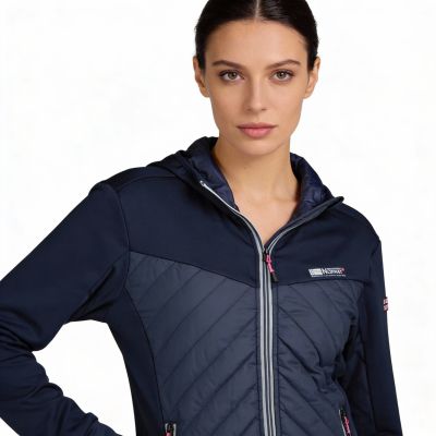 6. Geographical Norway Softshell TRIANGLE MARINEBLAU / PINK DB LADY 024 (WY3257F/GN/Marineblau / Pink)