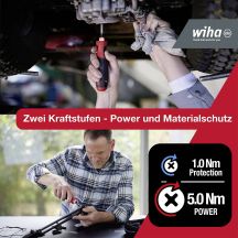 WIHA Elektroschrauber 1/4" Geschwindigkeit PocketDrive 31 Bits