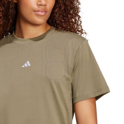5. adidas Essentials Baumwoll-T-Shirt mit kleinem Logo W JI6074