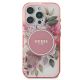 3. Guess IML Flower & Tonal Circle MagSafe-Hülle für iPhone 16 Pro Max – Rosa