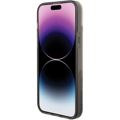 5. Karl Lagerfeld Liquid Glitter Choupette Hülle für iPhone 15 Plus – transparent