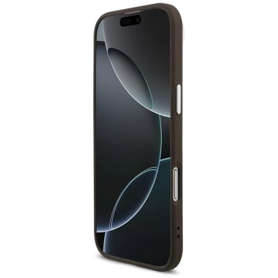 5. Guess 4G Big 4G Classic Logo Hülle für iPhone 17 Air – braun und silber