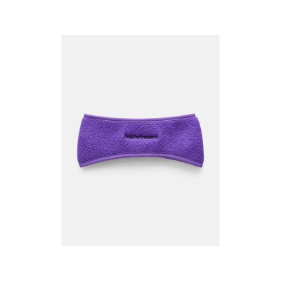 Peak Performance Fleece-Stirnband, Violett