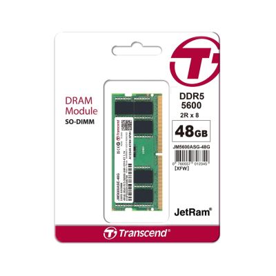 Transcend JetRAM - DDR5 - Modul - 48 GB - SO DIMM 262-PIN
