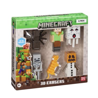 MINECRAFT 3D-RADIERER – 6ER-PACK DELUXE-BOX VER. B
