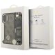9. Guess 4G Strass Logo & Big Strap Metal Buttons MagSafe Case für iPhone 17 - Braun