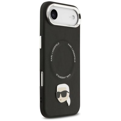 4. Karl Lagerfeld Karl Pin MagSafe Hülle für iPhone Air - Schwarz