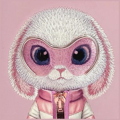 4. Nimmy Cool&Cute 2.0 Hasenhülle für iPhone 17 Pro Max – pink