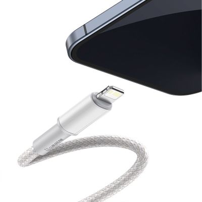2. BASEUS USB-C-auf-Lightning-Kabel 20 W, 5 A, 1 m (weiß)