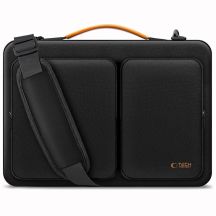 Tech-Protect Defender Tasche für Laptop 13-14 - Schwarz und Orange