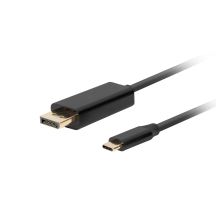 LANBERG Kabel USB-C(M)->DISPLAYPORT(M) 3M 4K 60HZ SCHWARZ CA-CMDP-10CU-0030-BK