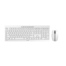 Tastatur + Maus CHERRY Stream JD-8560EU-0 Desktop Recharge Universal RF Wireless QWERTY Englisch Grau
