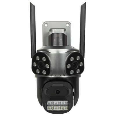 IP-Kamera ICSEE-W92SD-3, WLAN, Vollfarb-Panorama, Außenansicht, 3 x 3 MP, 3 x 3,6 mm