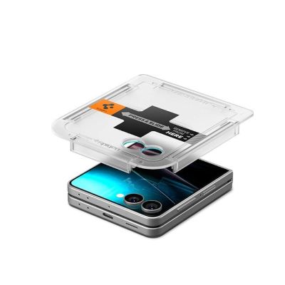 9. Spigen Glas.TR EZ Fit HD Panzerglas Displayschutzfolie für Samsung Galaxy Z Flip 7 - Transparent