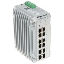 Ruijie Networks RG-NIS3100-8GT4SFP-HP Managed Network Switch L2 Gigabit Ethernet (10/100/1000) unterstützt PoE (Grau)