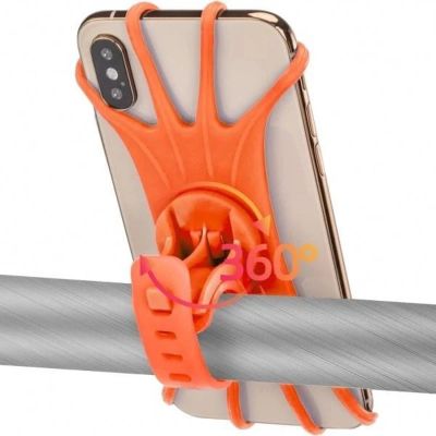 2. Rockbros LF436 Lenkerklemm-Handyhalterung – Orange