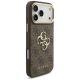 4. Guess 4G Big 4G Classic Logo Big Strap Metal Buttons Case für iPhone 17 Pro Max - Braun